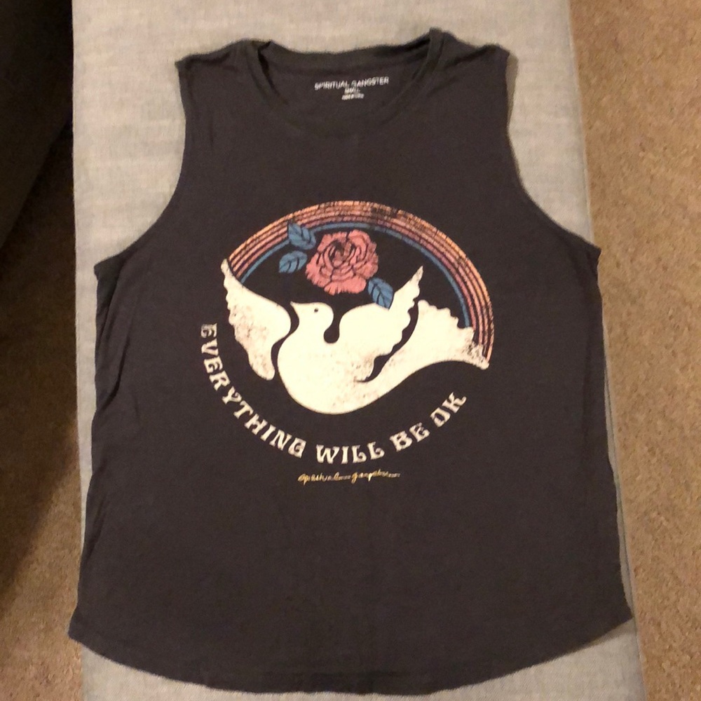 Spiritual gangster tank- women’s size small